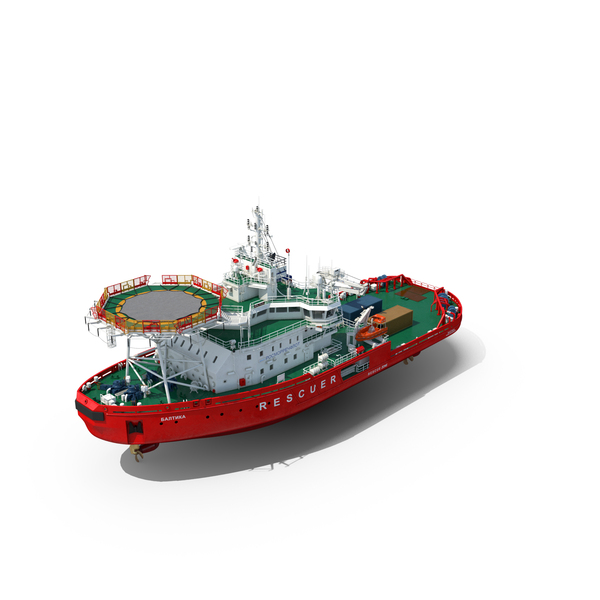 Russian Rescue Icebreaker With Helipad PNG & PSD Images