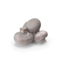 White Portobello Mushrooms Heap PNG & PSD Images
