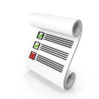 Check List Wrong Wright Tick PNG & PSD Images