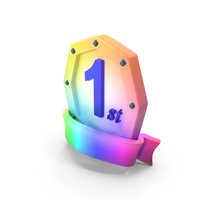 First Colorfull Win Rank PNG & PSD Images