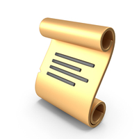 Golden Note List PNG & PSD Images