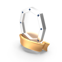 Metal Empty Rank Win Ribbon PNG & PSD Images