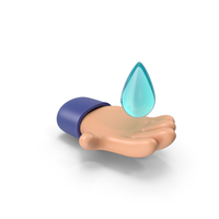 Rain Drop Hand Save Water PNG & PSD Images