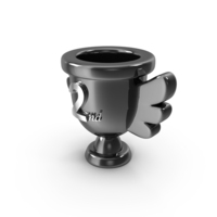 Silver 2nd Price Trophy Cup PNG & PSD Images