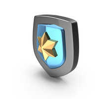 Star Shield Guard PNG & PSD Images