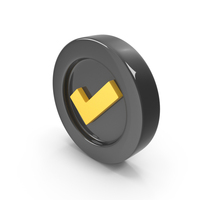 Tick Accept Check Mark Coin PNG & PSD Images