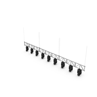 Hanging Spotlight Truss PNG & PSD Images