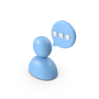 User Speech Bubble Icon PNG & PSD Images