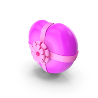 Valentine Love Heart Gift Box Icon PNG & PSD Images