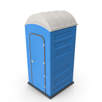 Portable Toilet Blue PNG & PSD Images