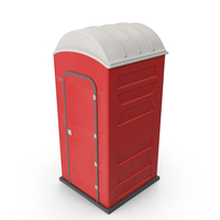 Portable Toilet Red PNG & PSD Images