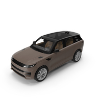 Luxury Sport SUV Brown Simplified PNG & PSD Images