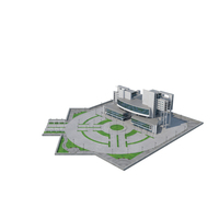Modern Complex with Landscaping PNG & PSD Images