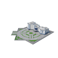 Modern Medical Center on Urban Site PNG & PSD Images