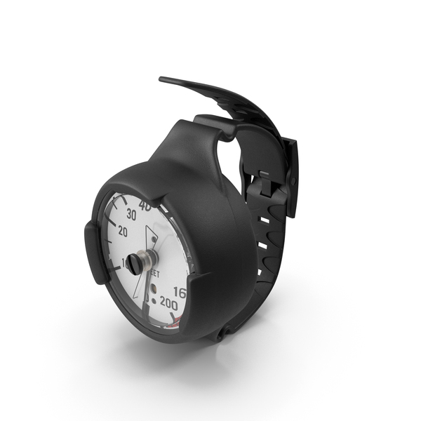 Diver Wrist Depth Gauge PNG & PSD Images