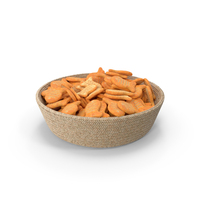 Fish Crackers In Basket PNG & PSD Images