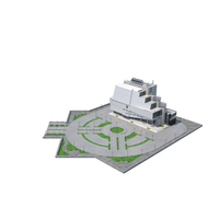 Futuristic Research Center On Urban Site PNG & PSD Images