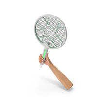 Foldable Electric Fly Swatter In Hand PNG & PSD Images