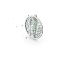 Folded Fly Swatter With Electricity PNG & PSD Images