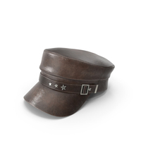 Baker Cap Leather PNG & PSD Images