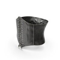 Corset Leather Black PNG & PSD Images