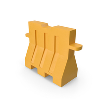Yellow Plastic Barrier PNG & PSD Images