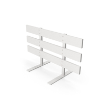 White Wood Barrier PNG & PSD Images