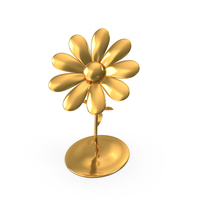 Flower Plant Icon Gold PNG & PSD Images
