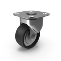 Heavy Duty Solid Trolley Caster Wheel PNG & PSD Images