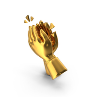Hand Gesture Applause Gold PNG & PSD Images
