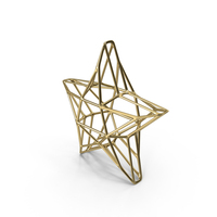 Gold Cage Star PNG & PSD Images