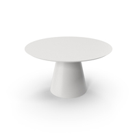 Minimal Round Dining Table PNG & PSD Images