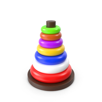 Multicolor Toy Pyramid Icon PNG & PSD Images
