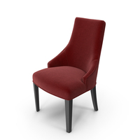 Red Wingback Dining Chair PNG & PSD Images
