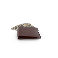 Brown Wallet Indian 500 Rupees Money Bills PNG & PSD Images