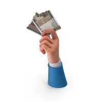 Cash Indian 500 Rupees Money Split Note Hand Hold PNG & PSD Images