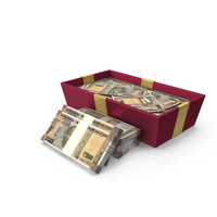Gift Box Full Of Indian 500 Rupees Money Notes PNG & PSD Images