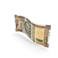 Indian 500 Rupees Money Flag Note PNG & PSD Images