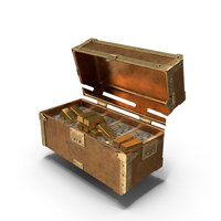Indian 500 Rupees Money Lots Gold Treasure Box PNG & PSD Images