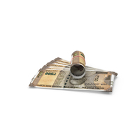 Indian 500 Rupees Money Notes Currency Spread Bill PNG & PSD Images