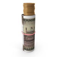 Single Billed Indian 500 Rupees Money Notes Currency Gold Coins PNG & PSD Images