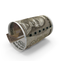 Single Note Indian 500 Rupees Money Fly PNG & PSD Images