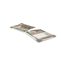 Split Two Apart Indian 500 Rupees Money Note PNG & PSD Images
