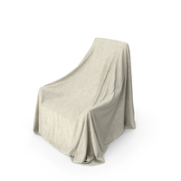 Clean Covered Armchair PNG & PSD Images