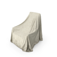 Shabby Covered Armchair PNG & PSD Images