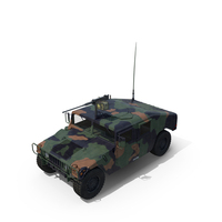 Military Humvee With Turret PNG & PSD Images