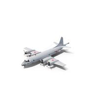 Japan Maritime P3 Orion Surveillance Plane Flying PNG & PSD Images