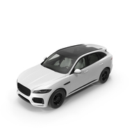 Premium Midsize SUV White Simplified PNG & PSD Images