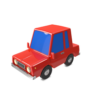 Cartoon Car Red PNG & PSD Images