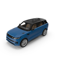 2023 Range Rover Sport Blue PNG & PSD Images